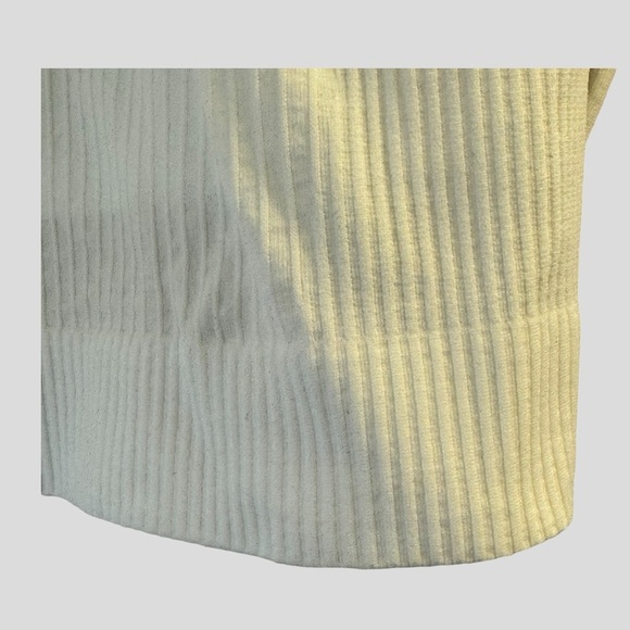 Lululemon Women Cropped Top 12 White Long Sleeves Ribbed - Picture 7 of 13